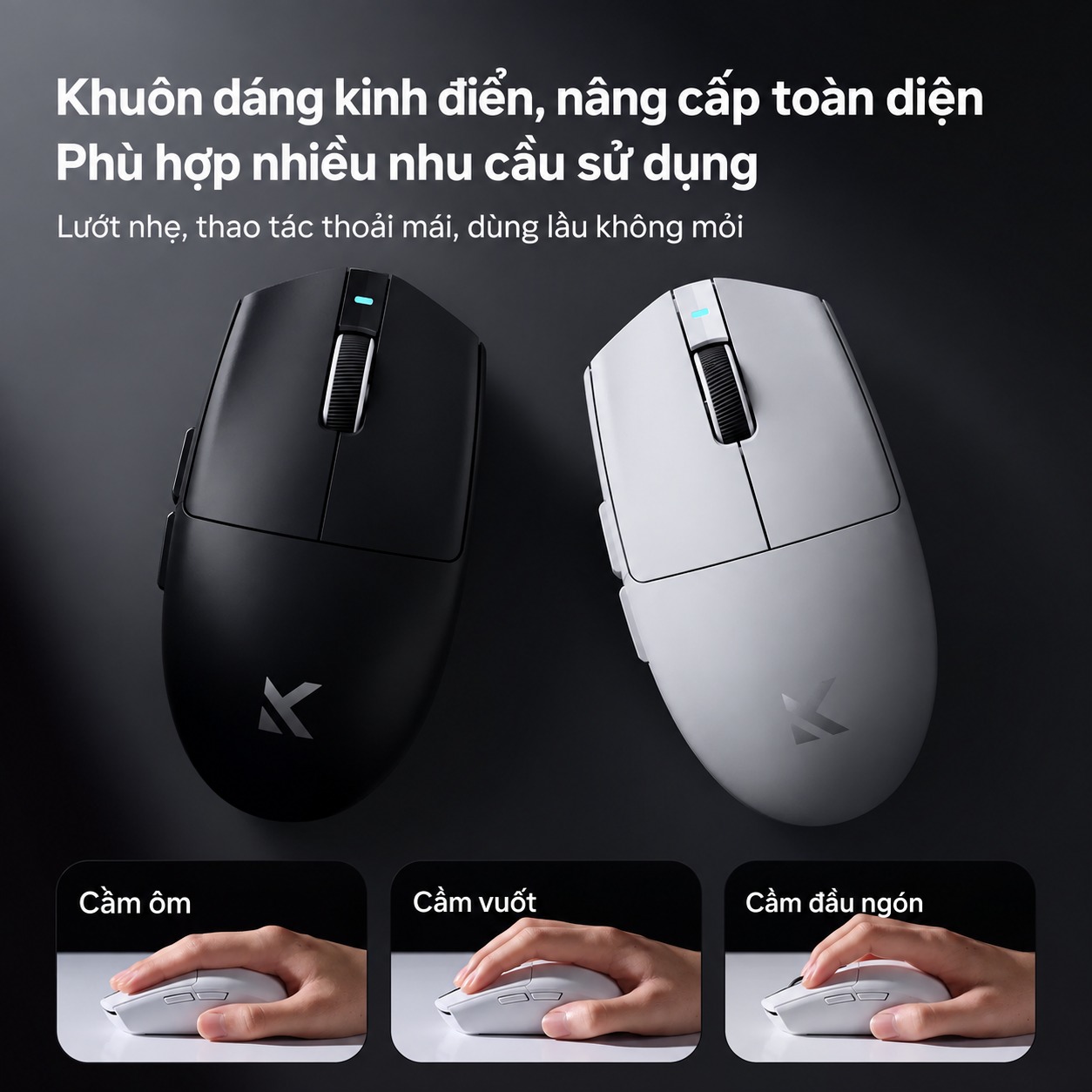 [Instock] Chuột Gaming Không dây Mchose G3 V2