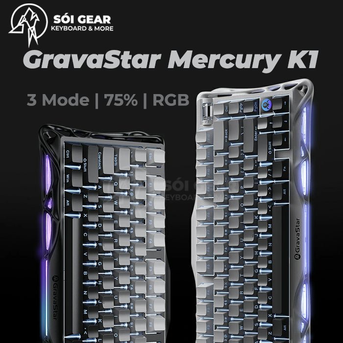 Bàn phím cơ GravaStar Mercury K1