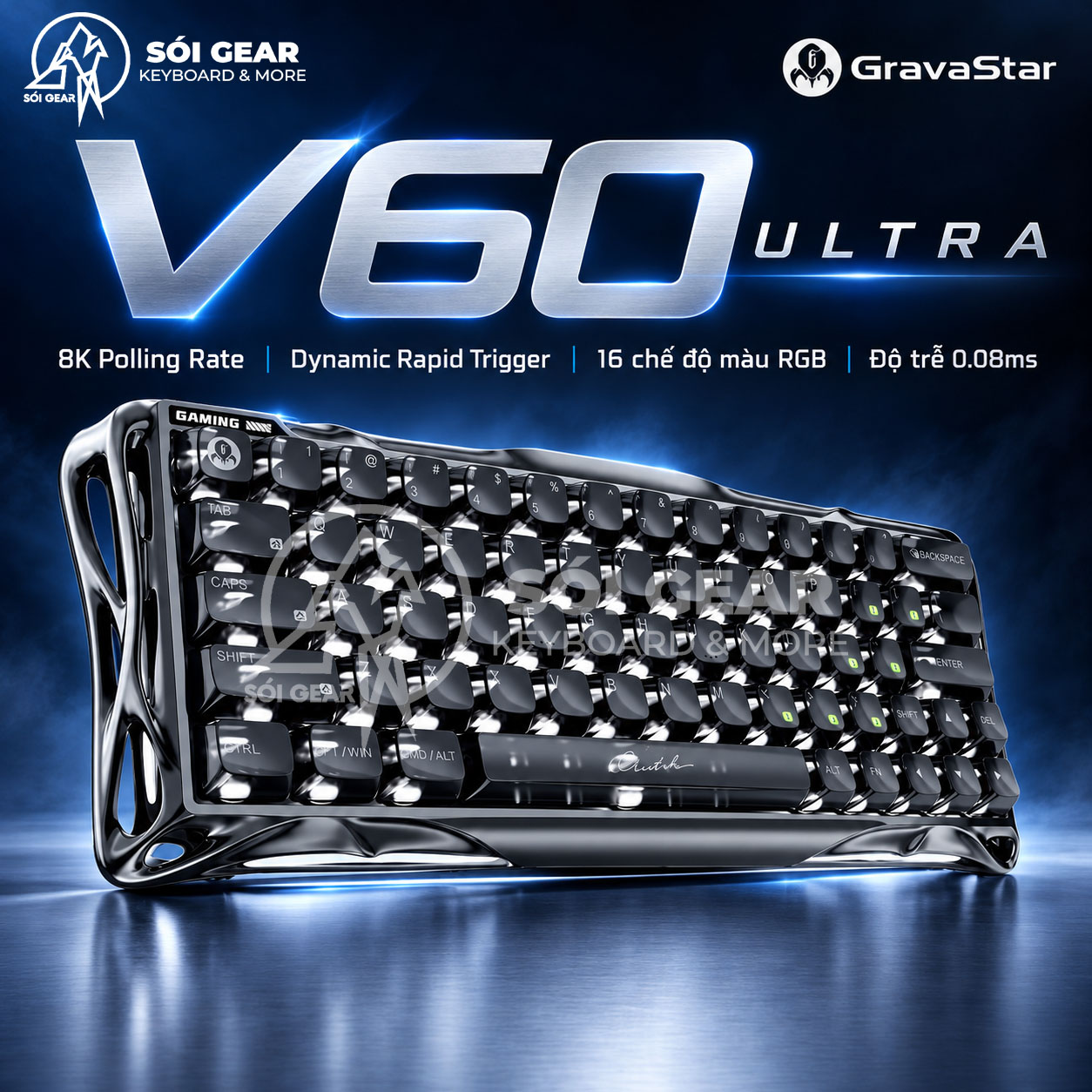 Bàn phím Gravastar Mercury V60 Ultra