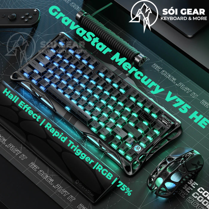 Bàn phím GravaStar Mercury V75 HE