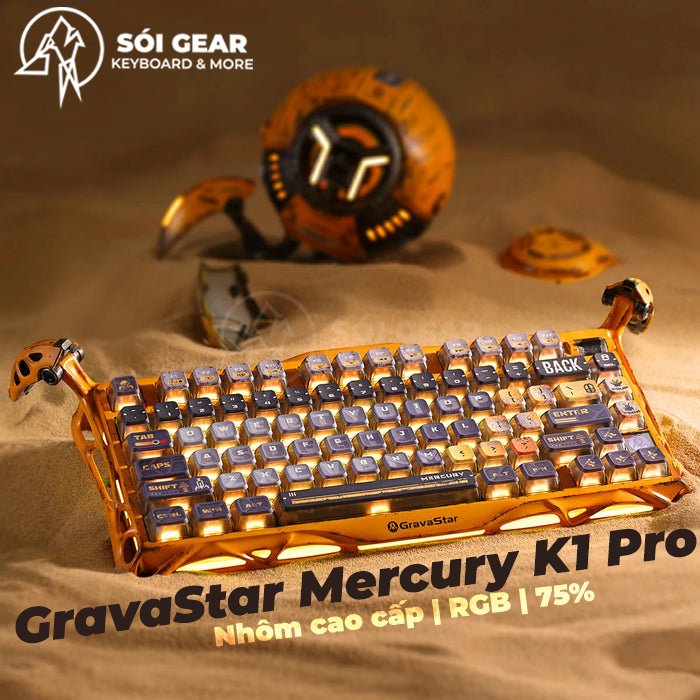 Bàn phím cơ GravaStar Mercury K1 Pro