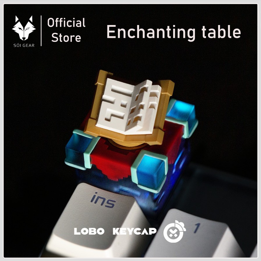 Keycap Artisan Lobo Minecraft Enchanting table