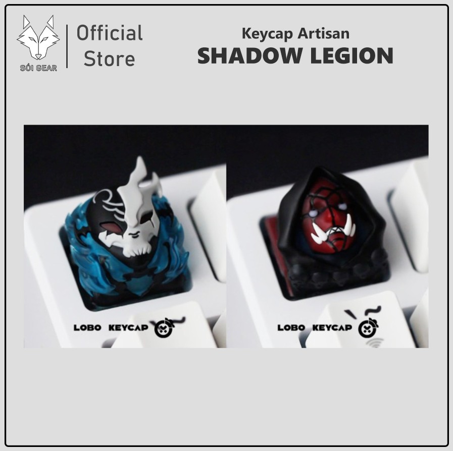 Keycap Artisan Lobo Shadow Legion
