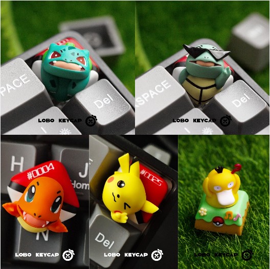 Keycap Artisan Lobo Pokemon