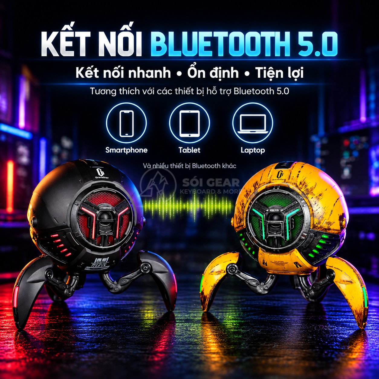 Loa Bluetooth GravaStar Mars Pro