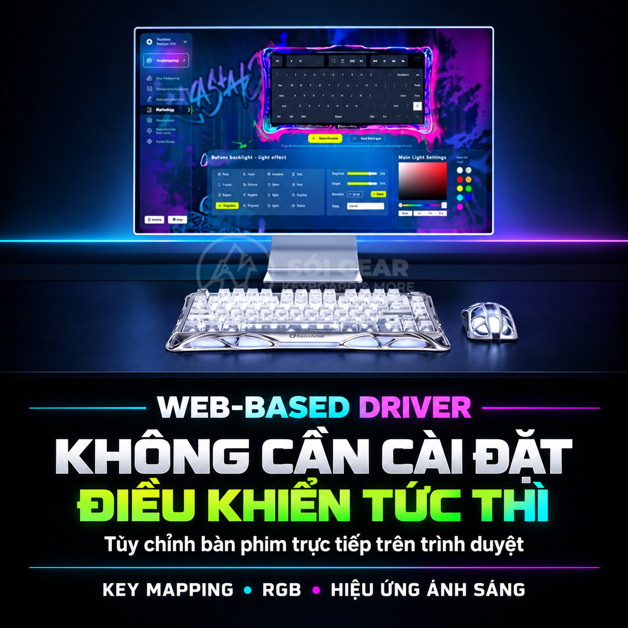 Bàn phím GravaStar Mercury V75 HE
