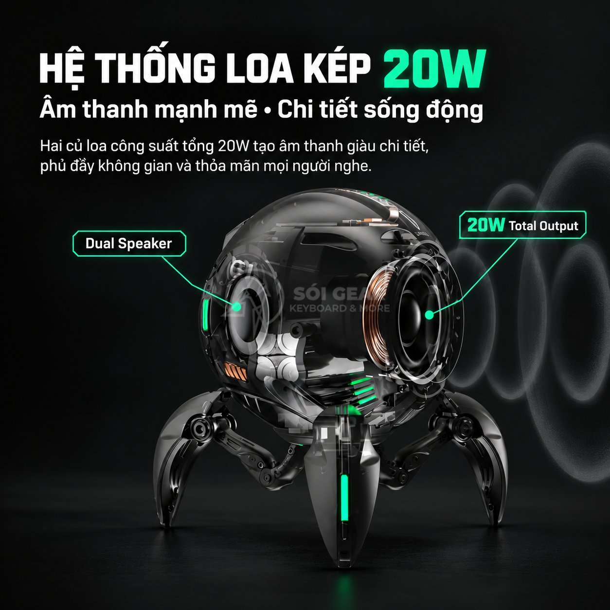 Loa Bluetooth GravaStar Mars Pro
