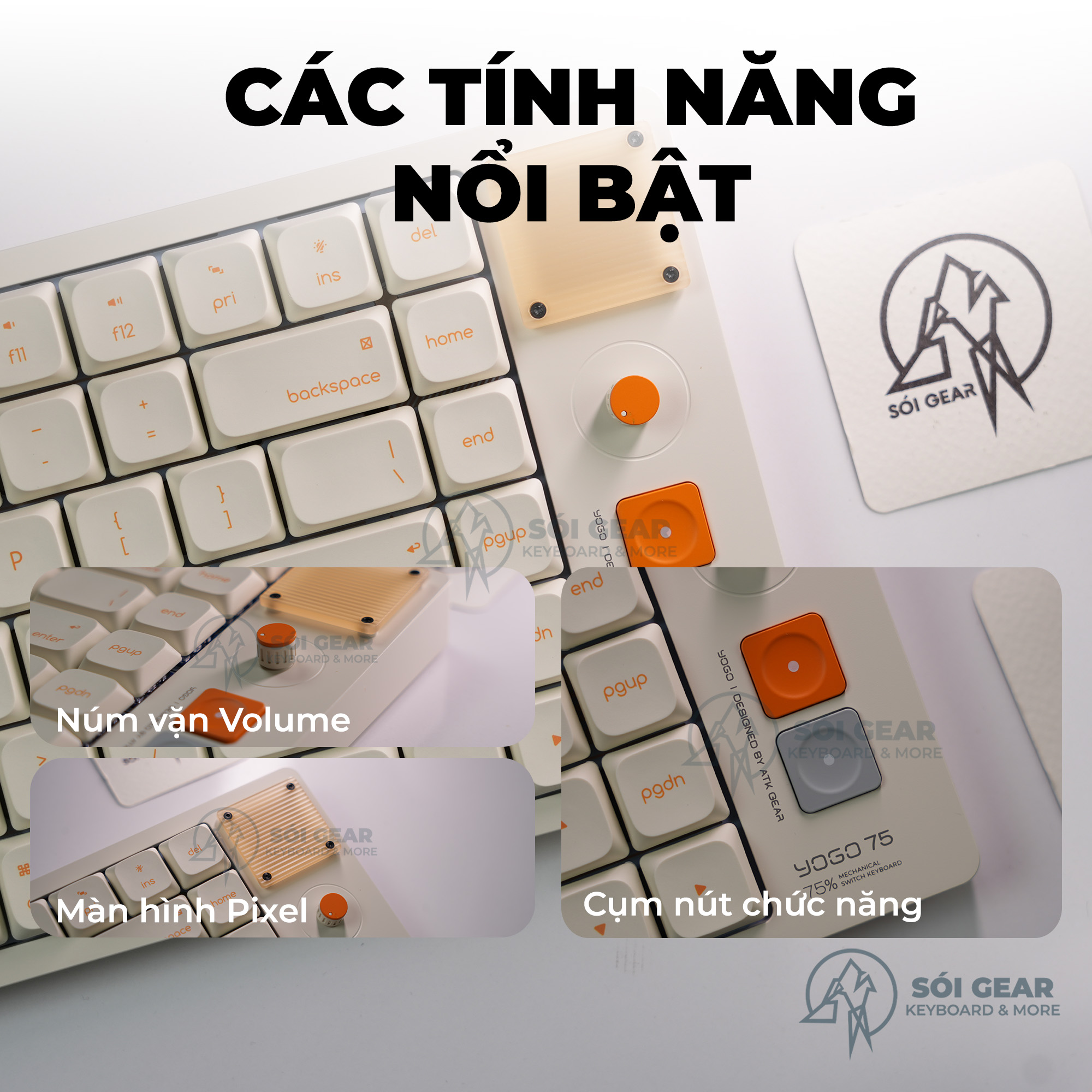 [In Stock] Bàn phím ATK Yogo 75 Series Low Profile