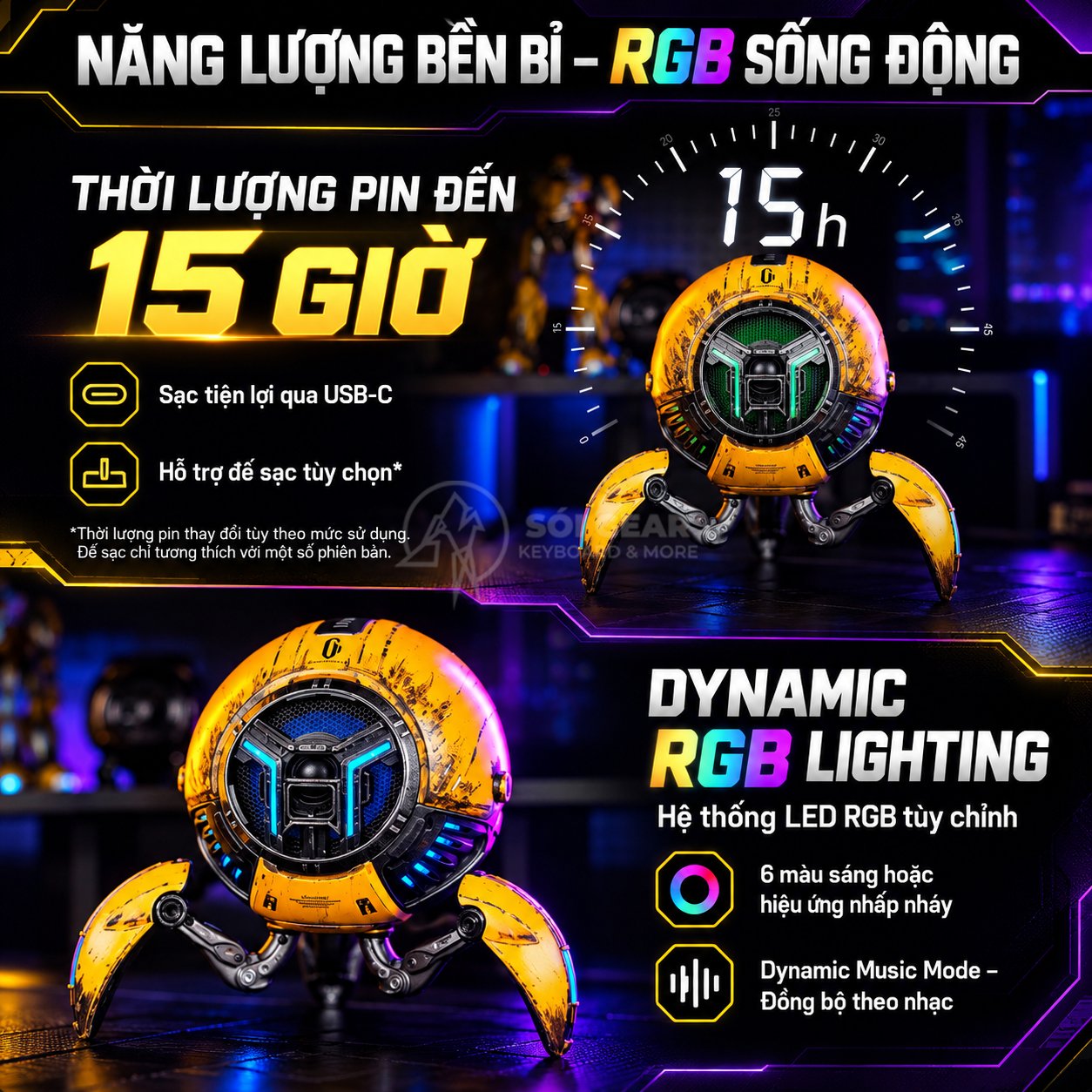 Loa Bluetooth GravaStar Mars Pro