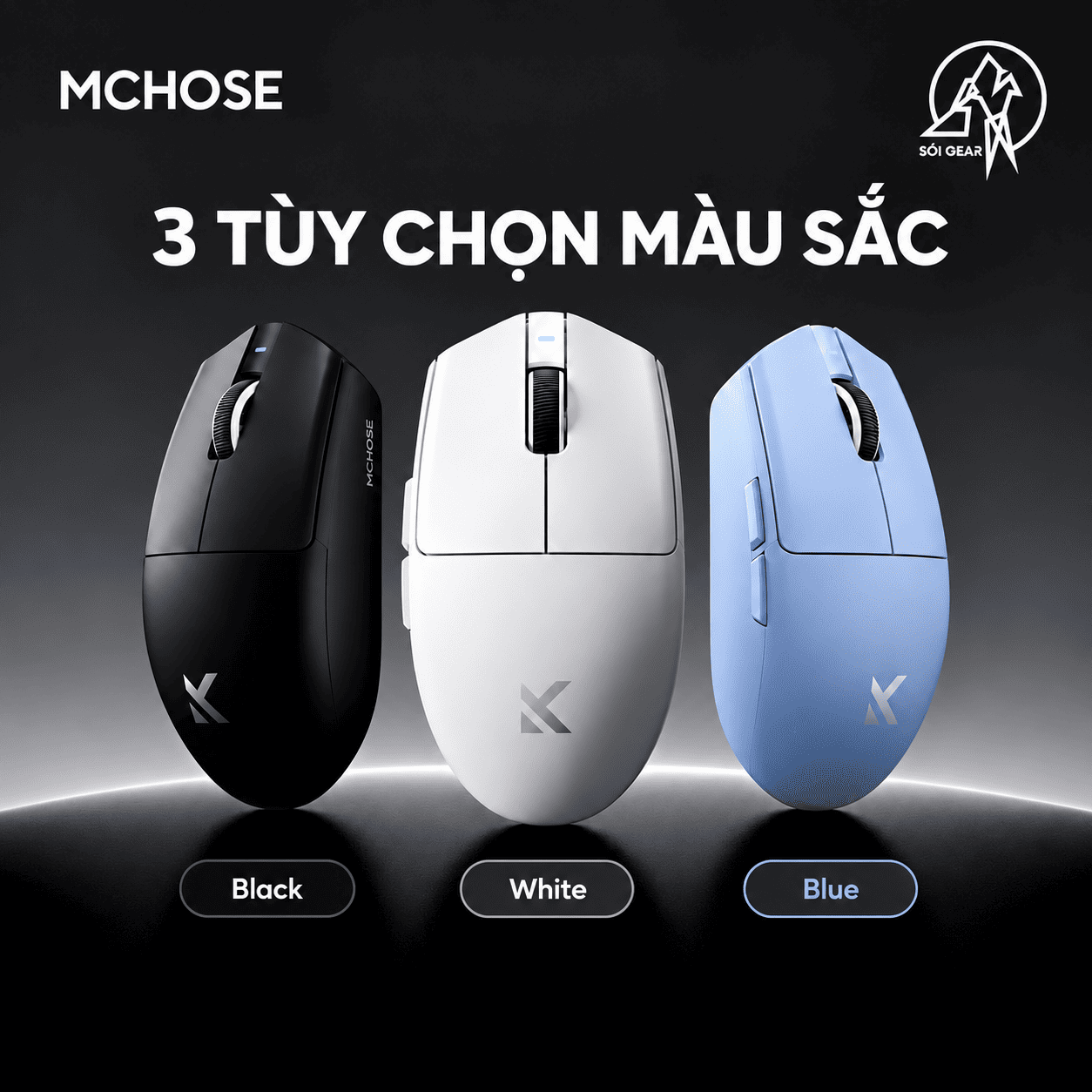 [Instock] Chuột Gaming Không dây Mchose G3 V2
