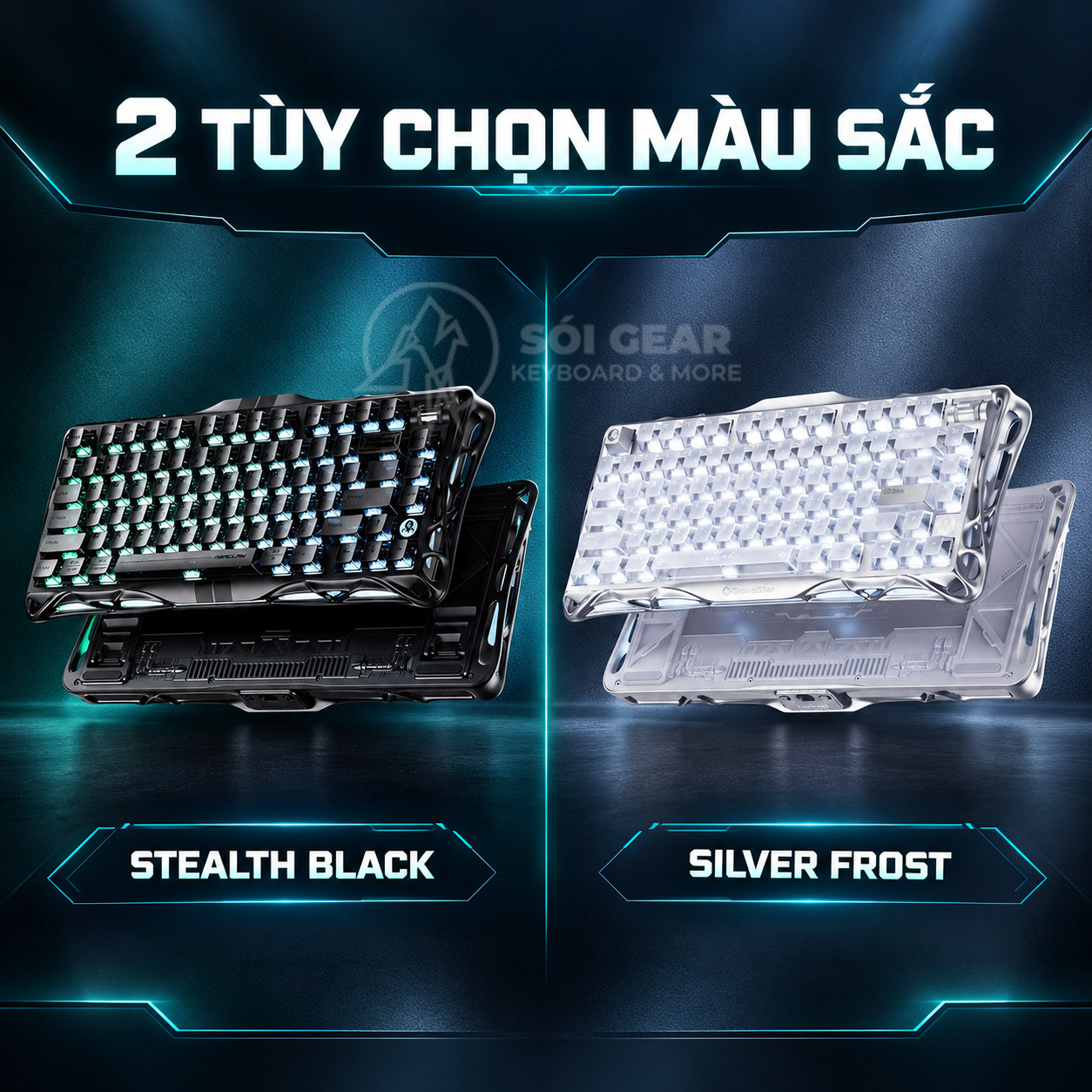 Bàn phím GravaStar Mercury V75 HE