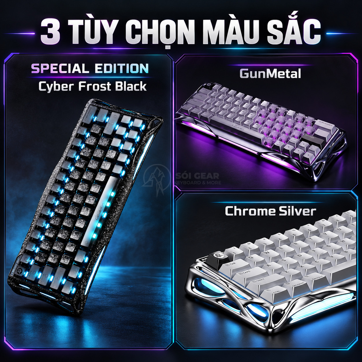 Bàn phím GravaStar Mercury V60 Pro HE - Deluxe Edition