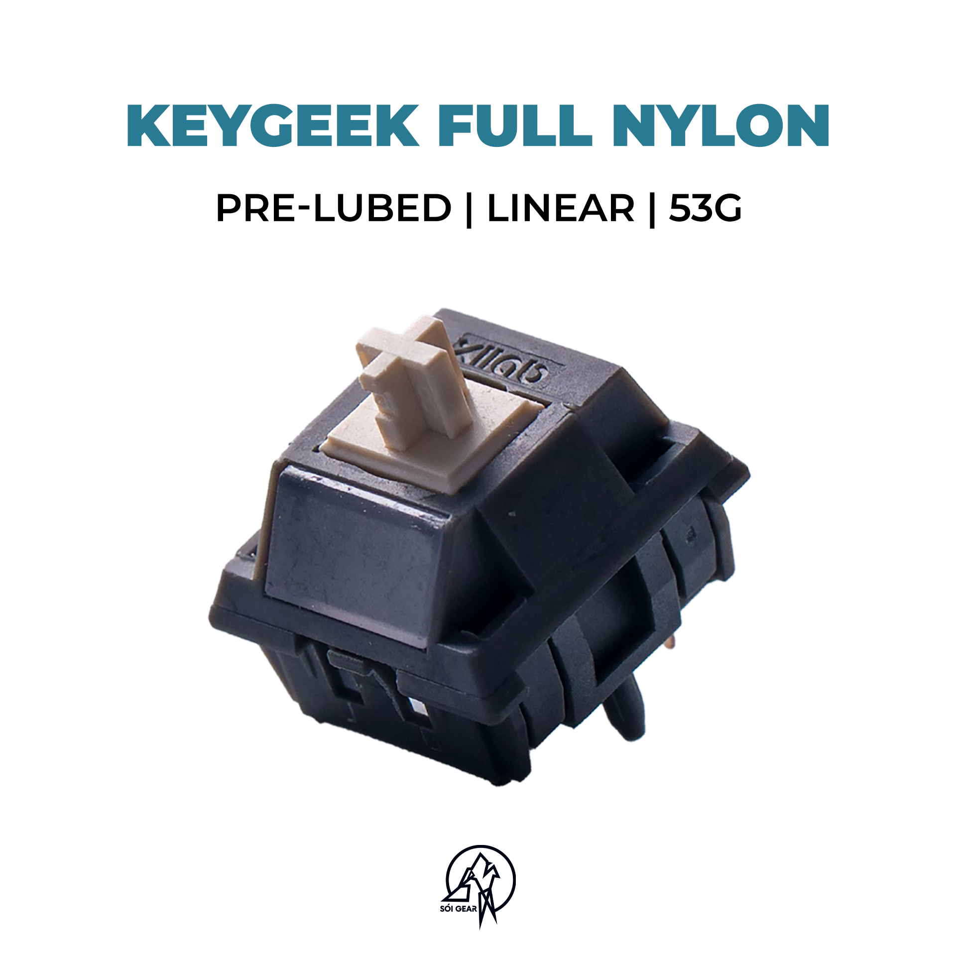 [In Stock] Switch Keygeek Full Nylon Linear