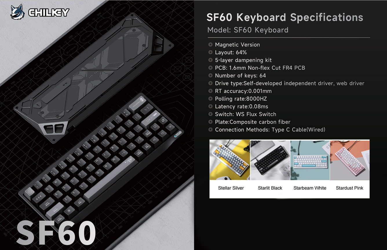 [Pre Order] Chilkey SF60 HE