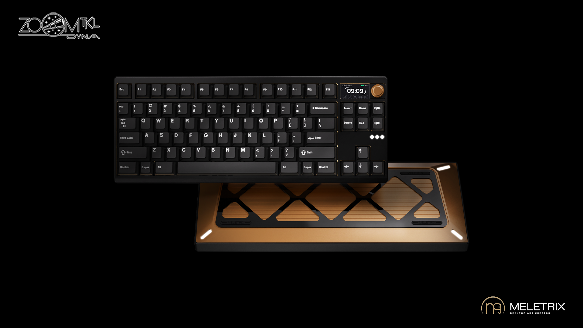 [Extra GB] Zoom TKL DYNA -  Anod Black (Chamfer)