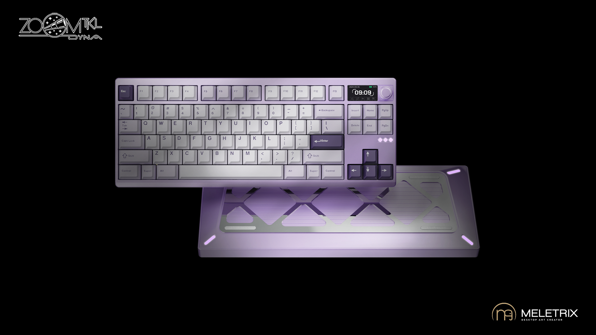 [In Stock] Zoom TKL DYNA - Anod Lavender (Chamfer)