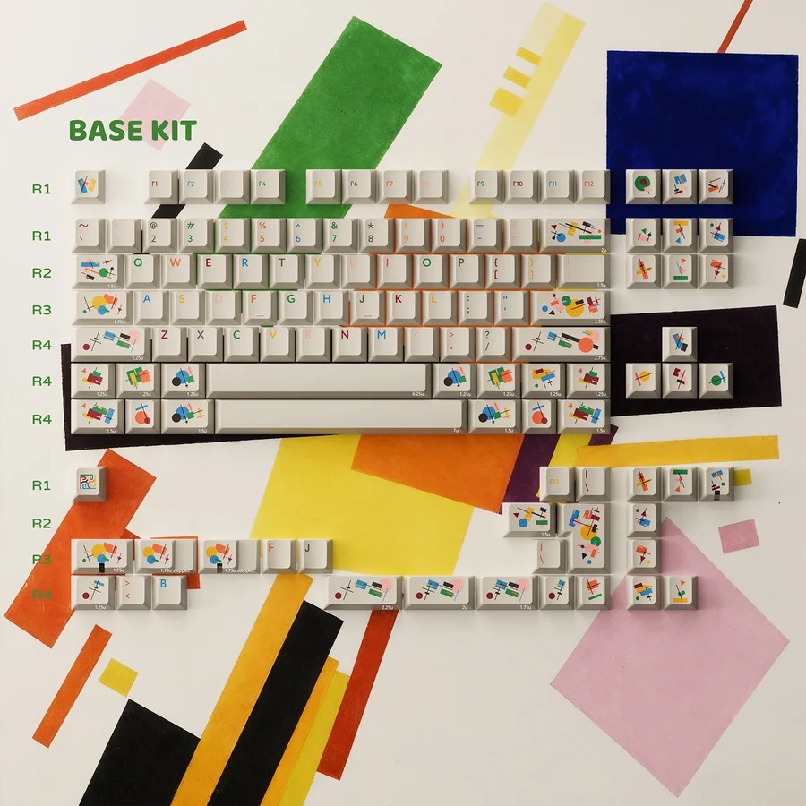 Keycap PBTfans Absolute Cherry PBT Dyesub