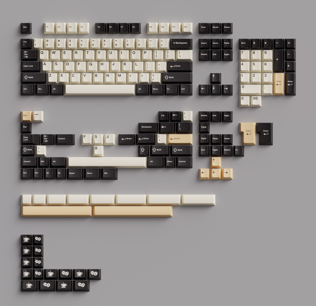 [In Stock] Keycap Cherry WS Cafe