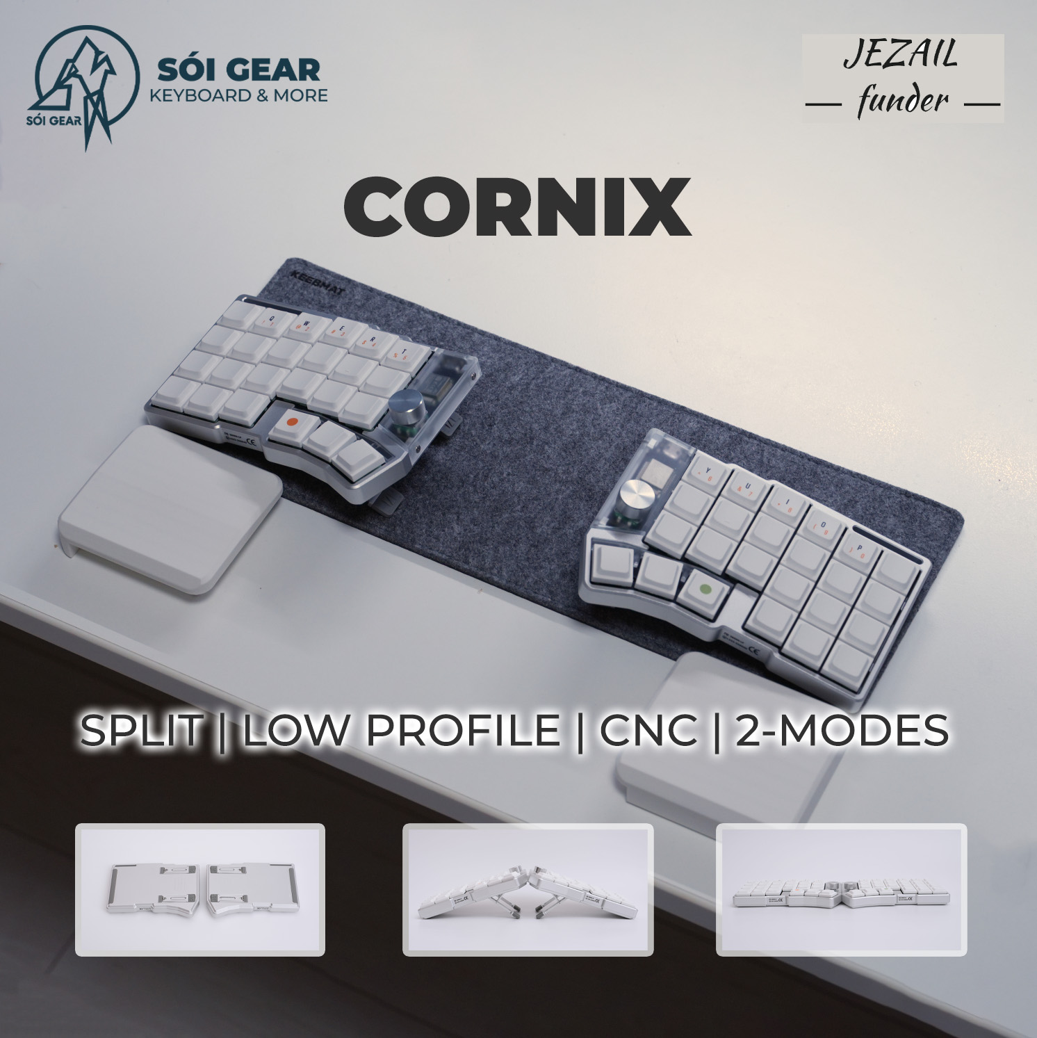 [In Stock] Bàn phím Cornix Low Profile