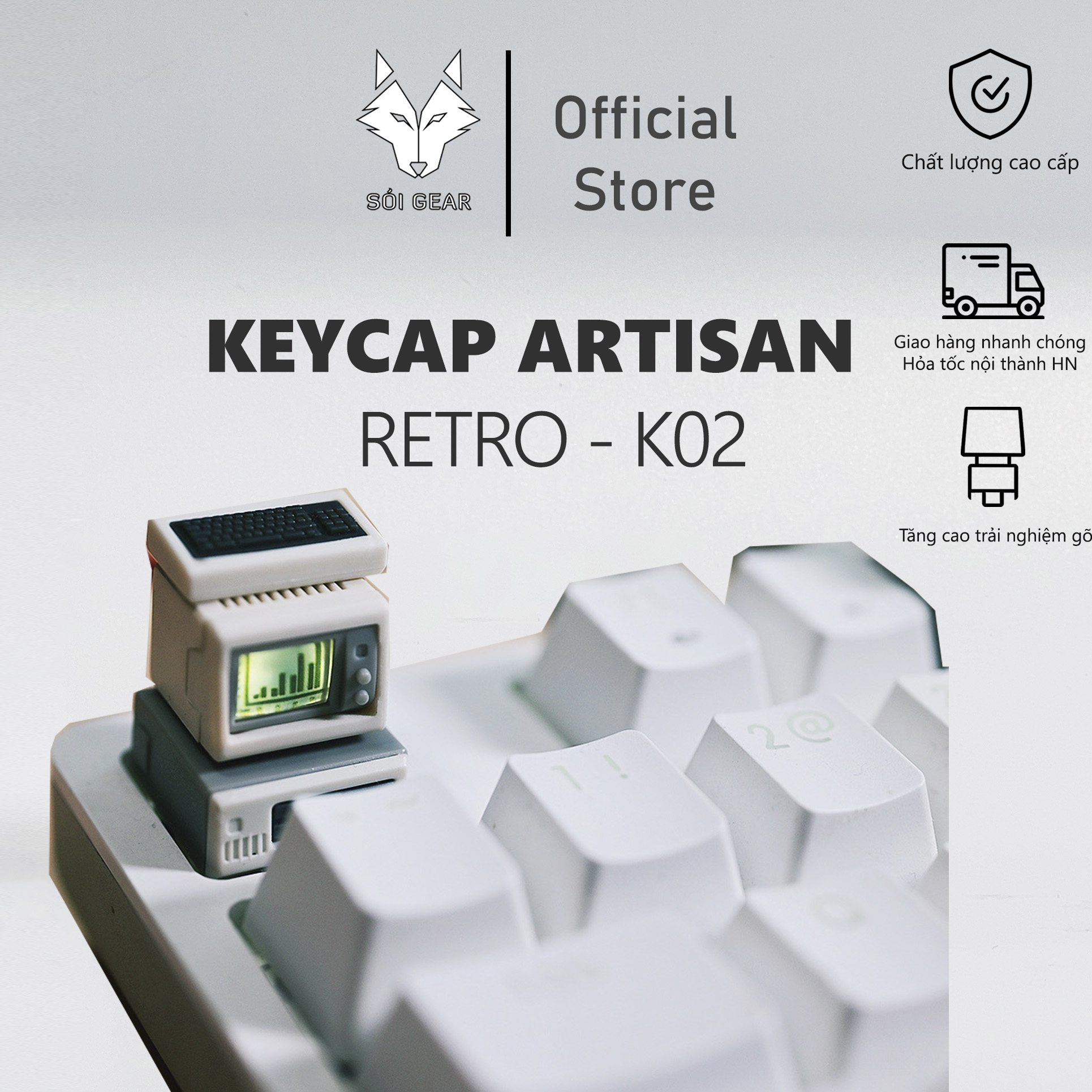 Keycap Artisan Retro K02