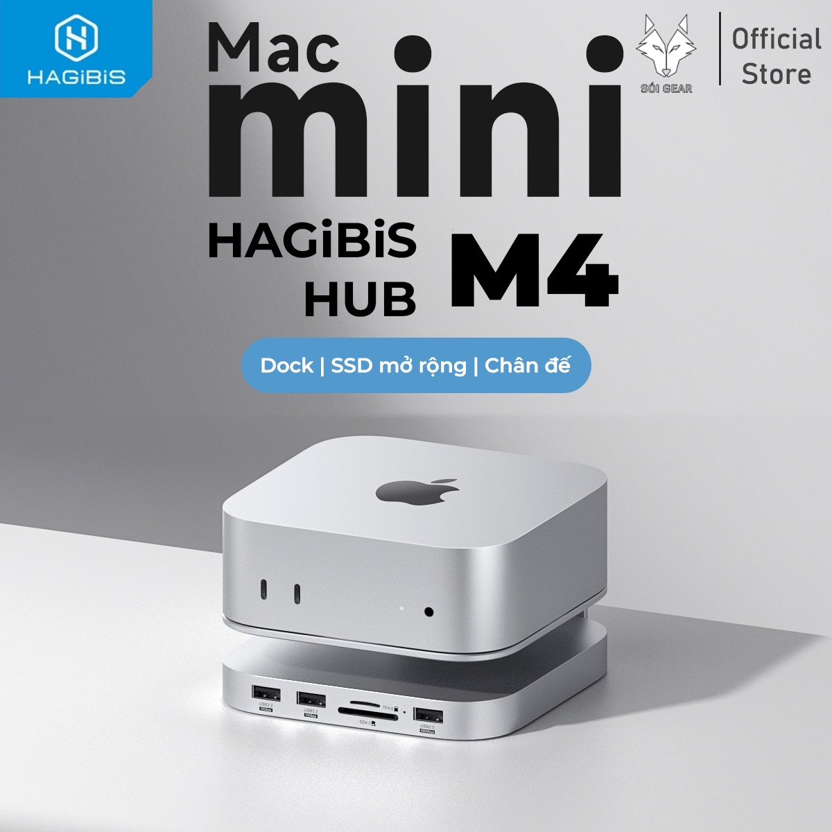 HAGiBiS Hub cho Mac Mini M4