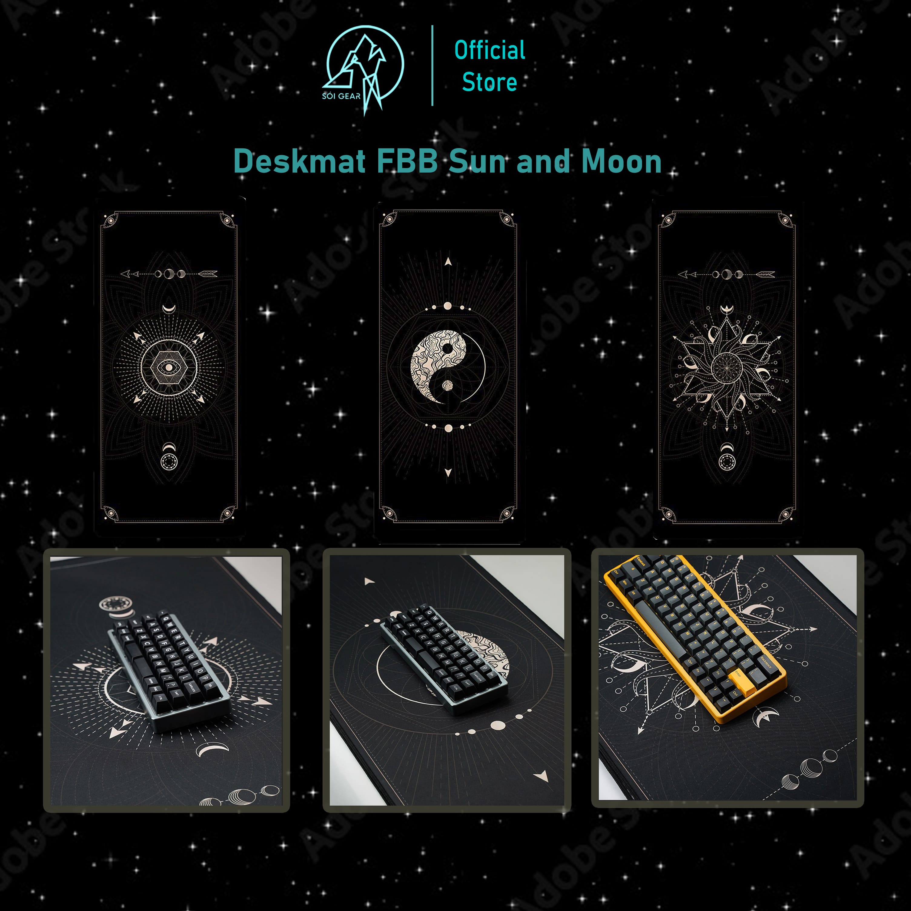 [In-stock] Deskmat FBB Sun and Moon
