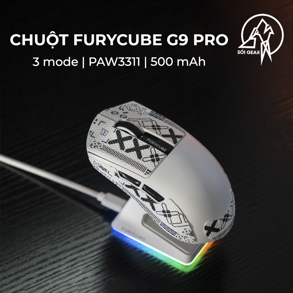 [In Stock] Chuột gaming không dây FURYCUBE G9 PRO