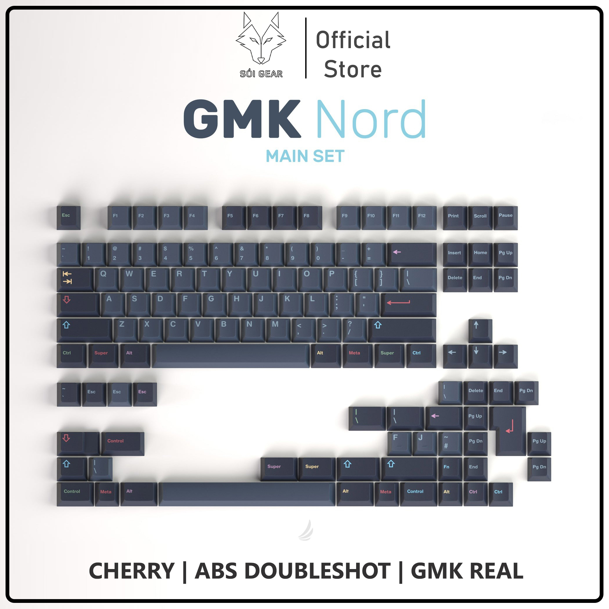 GMK Nord Keycap Cherry