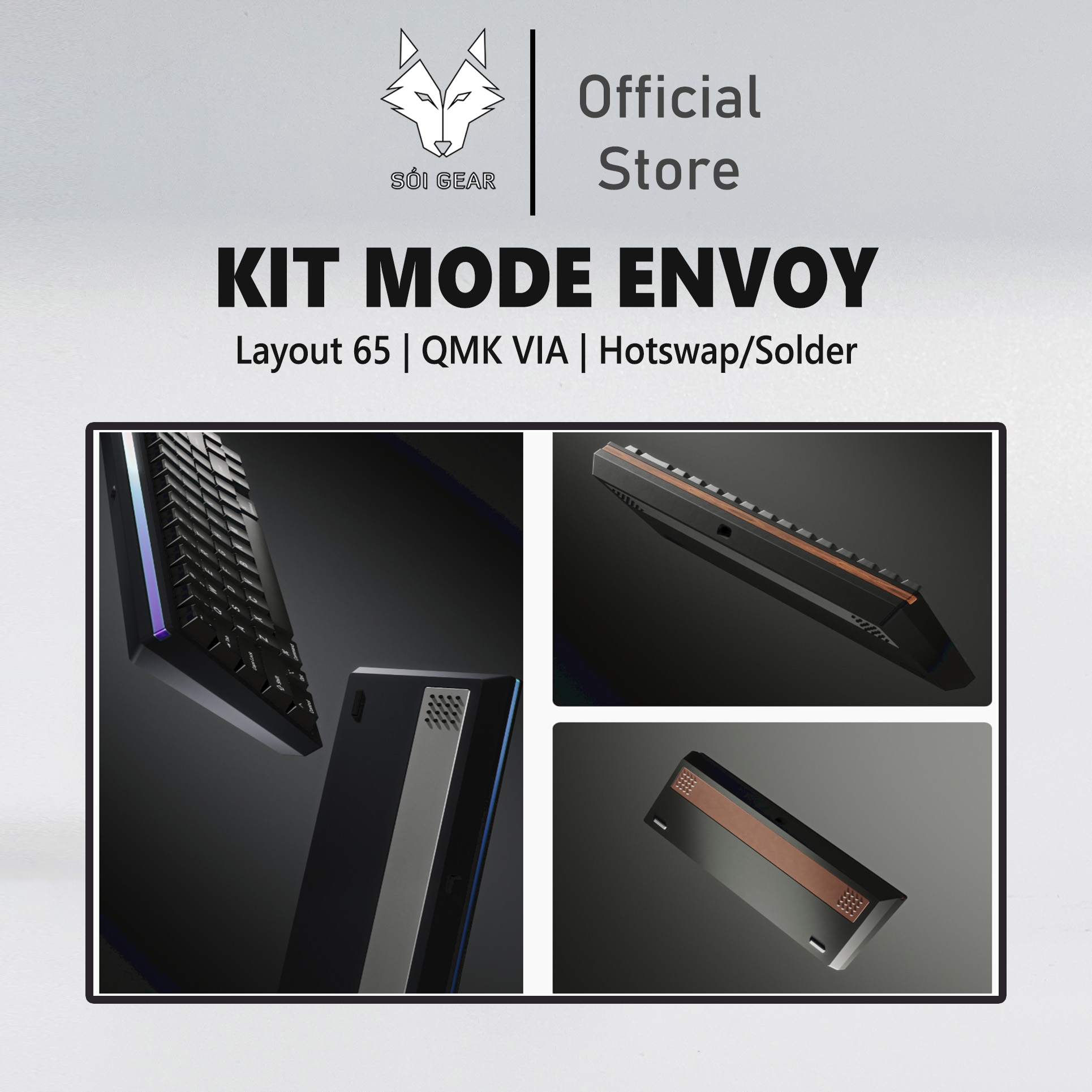 [In Stock] Bàn phím cơ Mode Envoy - Chassis Black