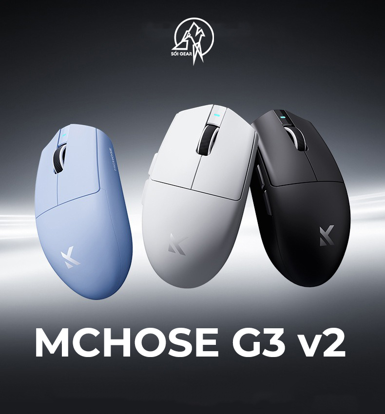 [Instock] Chuột Gaming Mchose G3 V2 Wireless