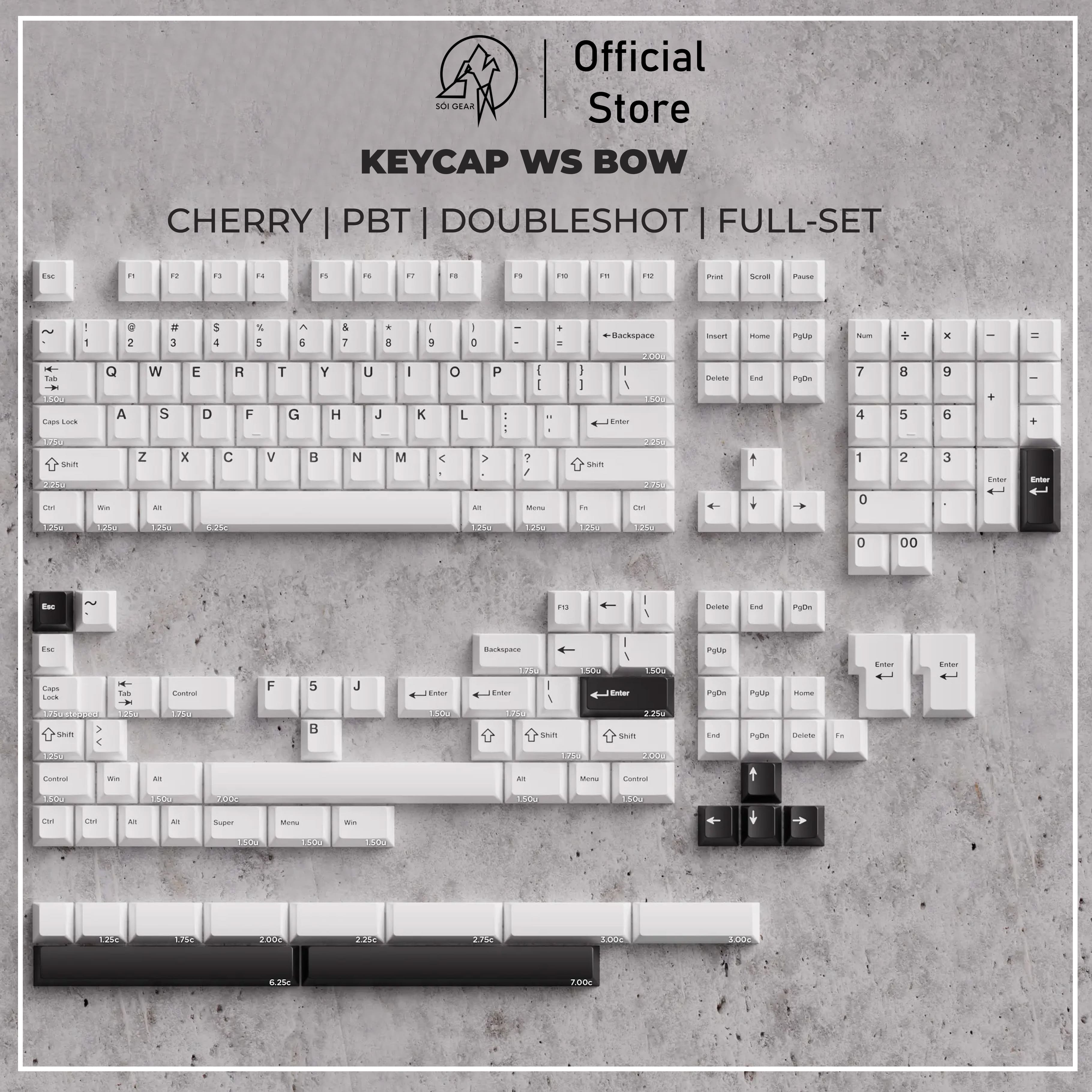 [In stock] Keycap Cherry WS BOW