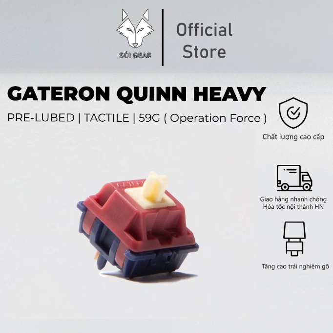 Switch Gateron Quinn Heavy Tactile