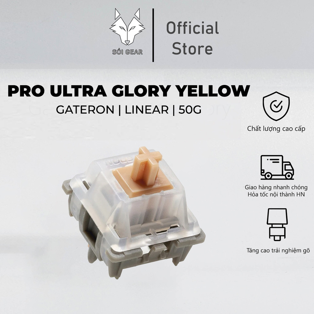 Switch Linear Gateron Pro Ultra Glory Yellow