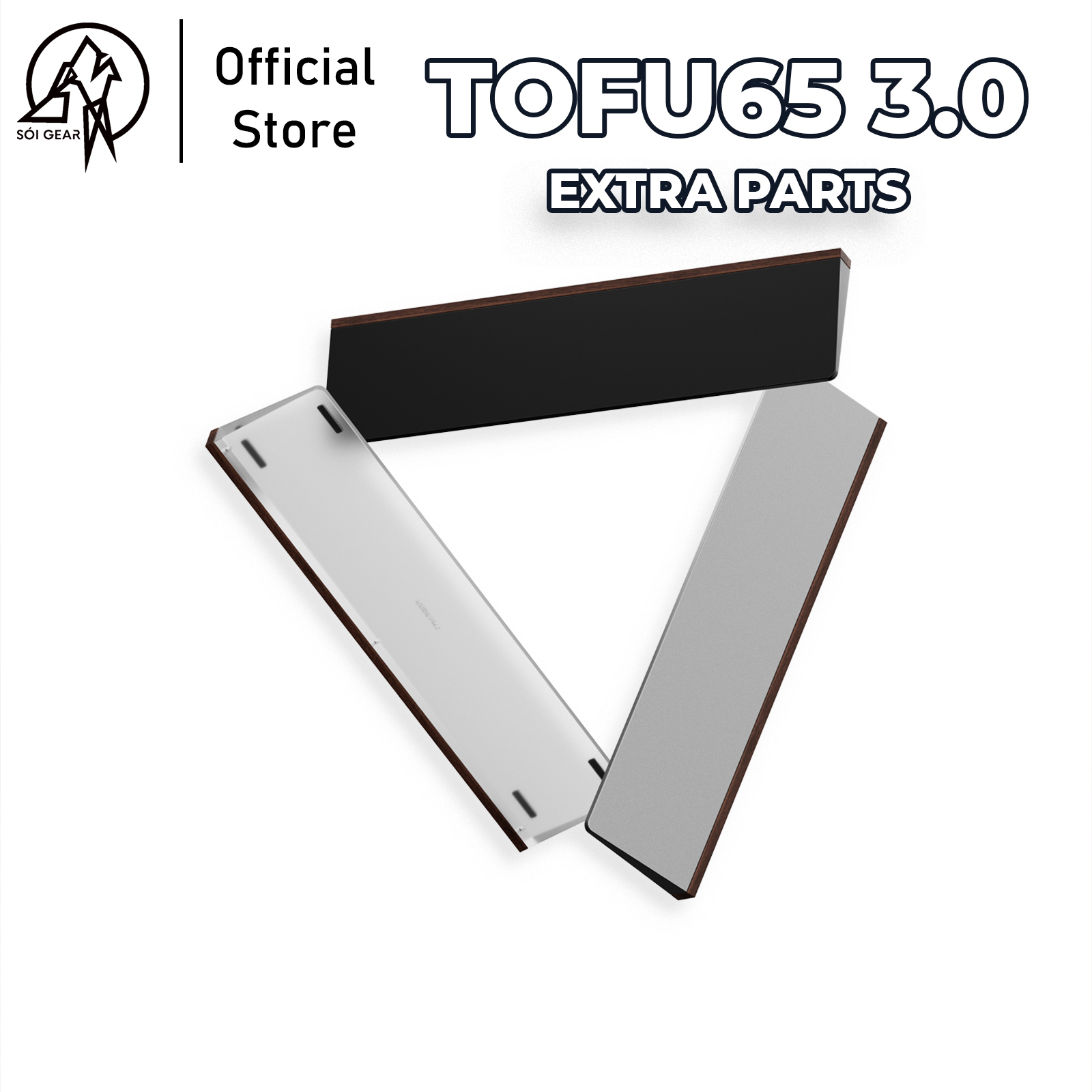 [GB] KIT bàn phím TOFU65 3.0 - Extra Parts