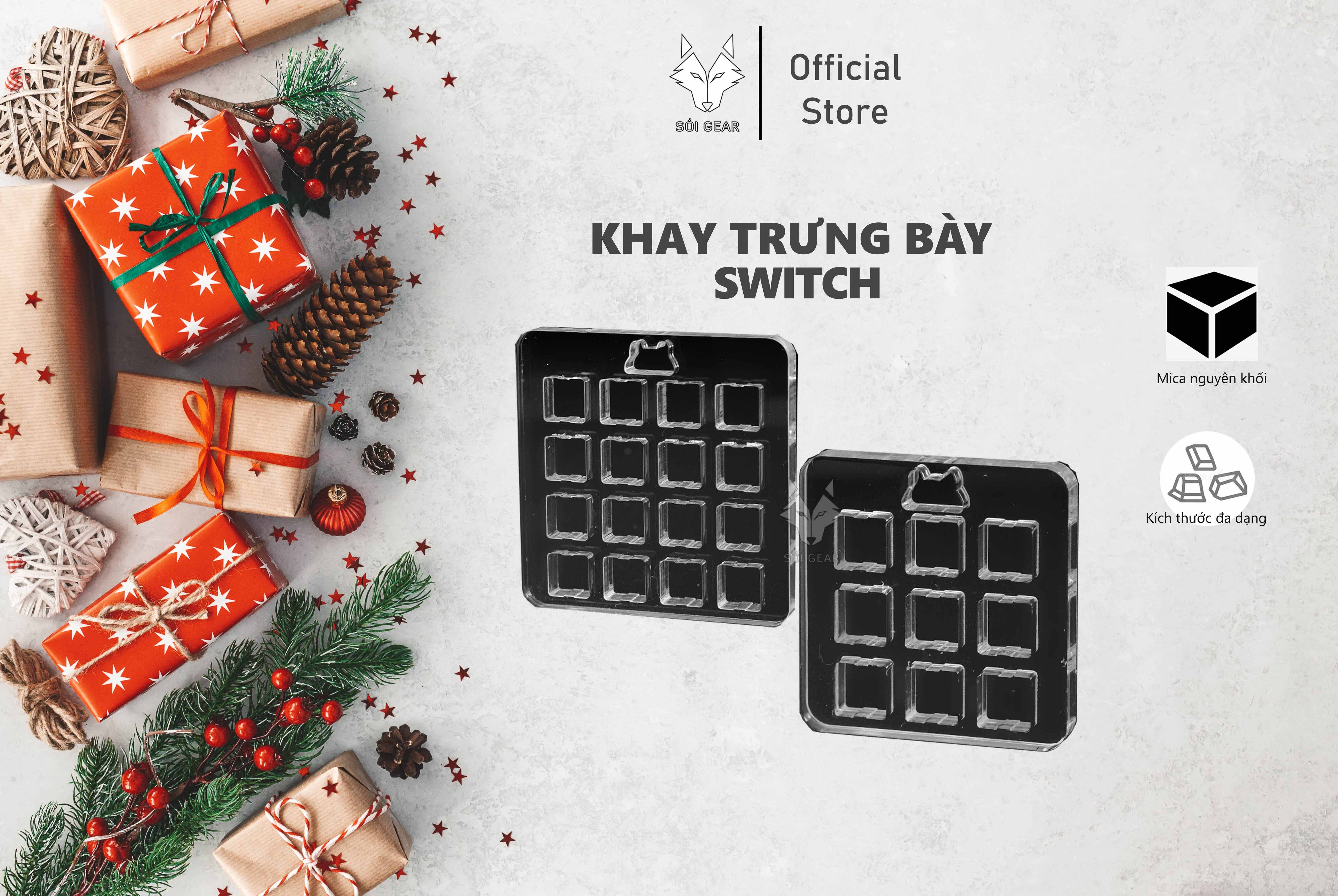 Khay trưng bày switch