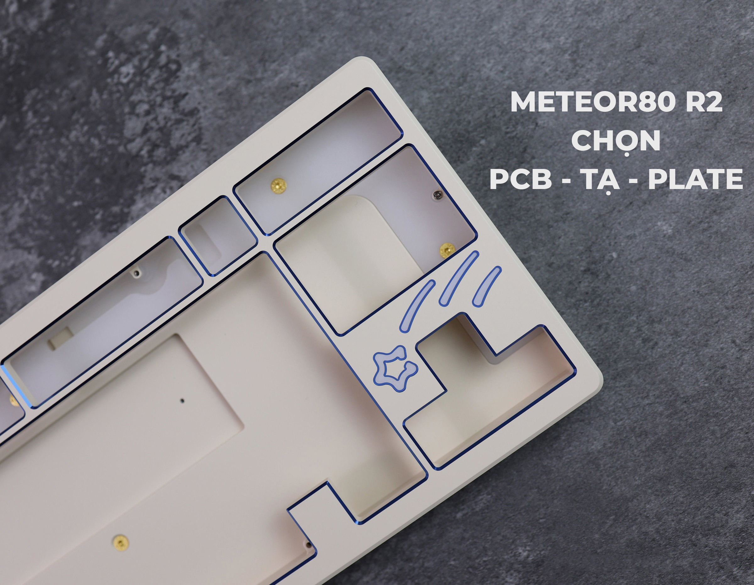 [GB] Meteor80 R2 Keyboard Kit - PCB & Tạ & Plate Option