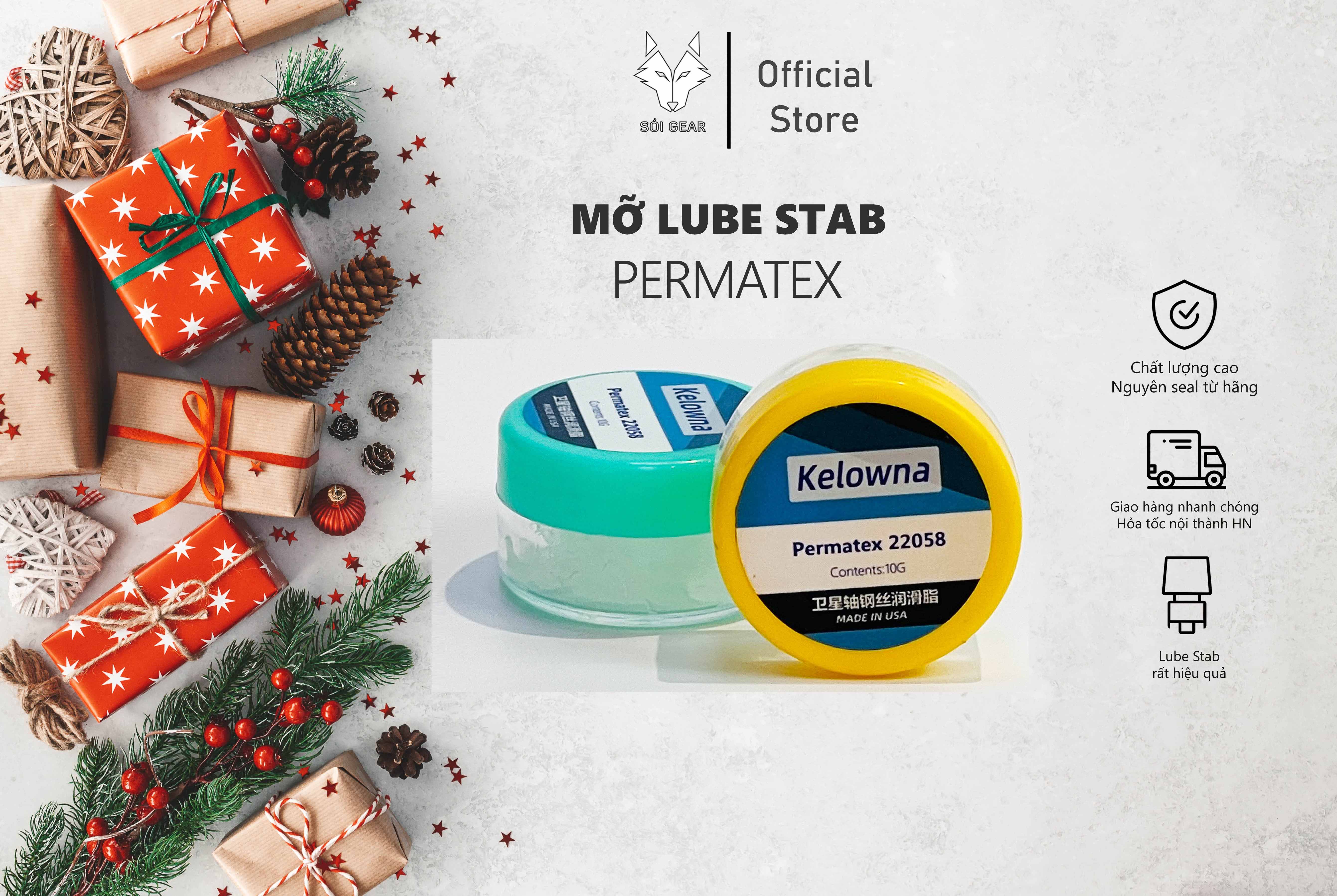 Mỡ Permatex chuyên lube stab bàn phím cơ