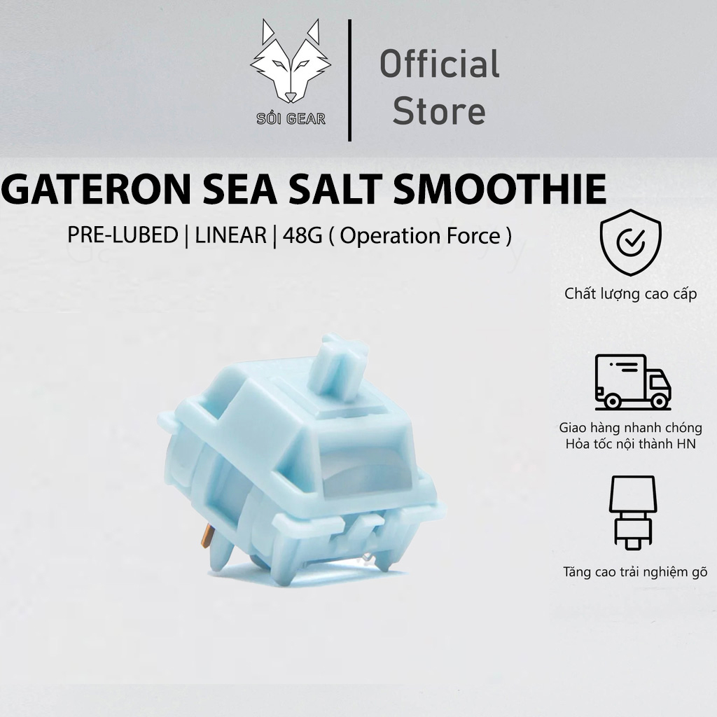 Switch Gateron Sea Salt Smoothie Linear