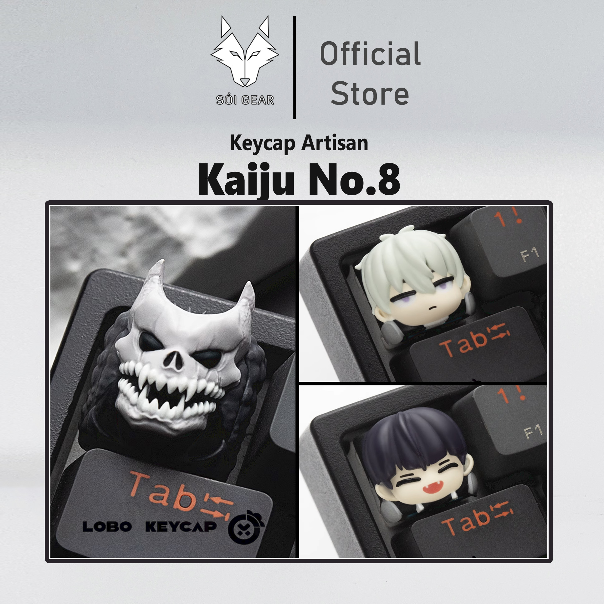 Keycap Lobo Artisan Kaiju No.8