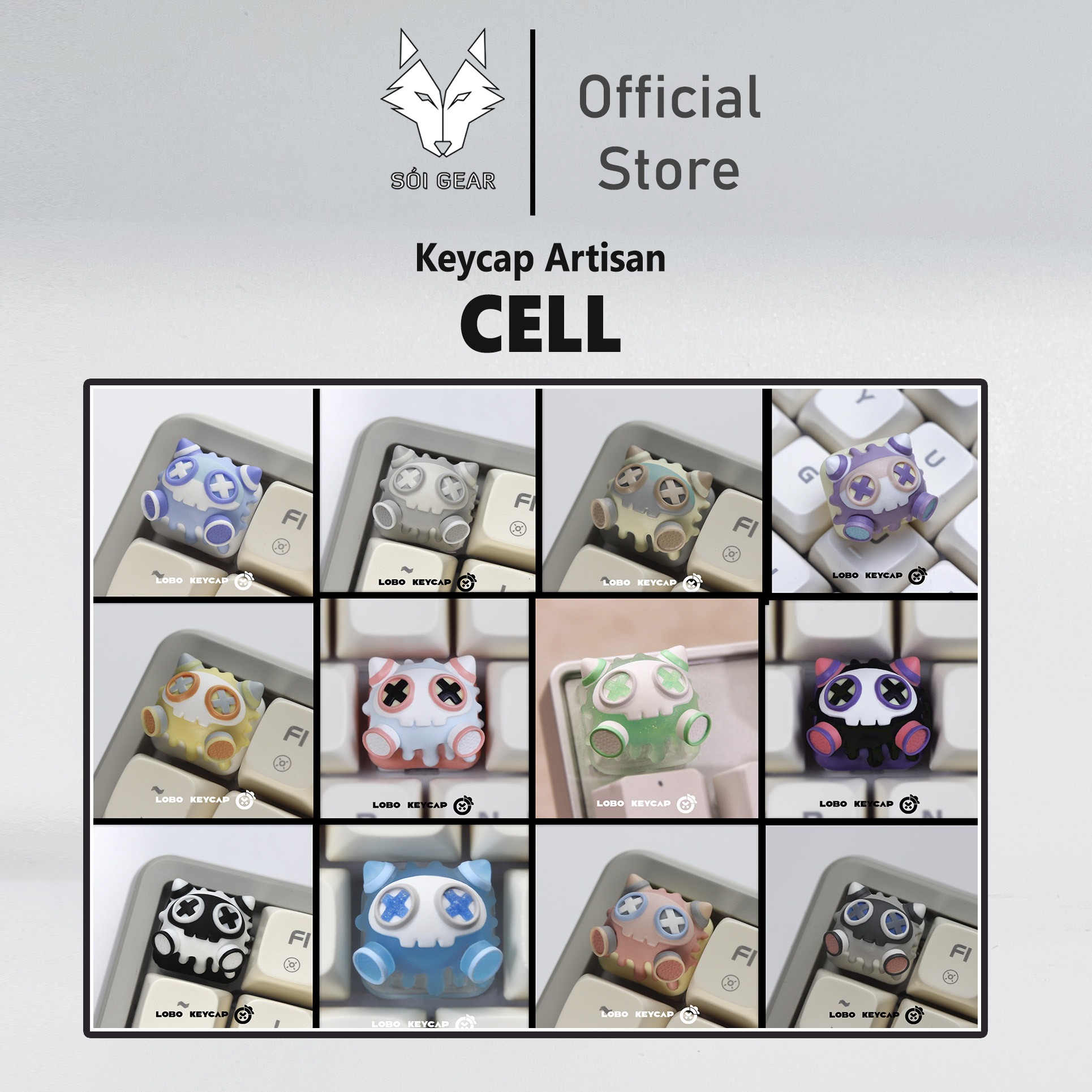 Keycap Lobo Artisan CELL