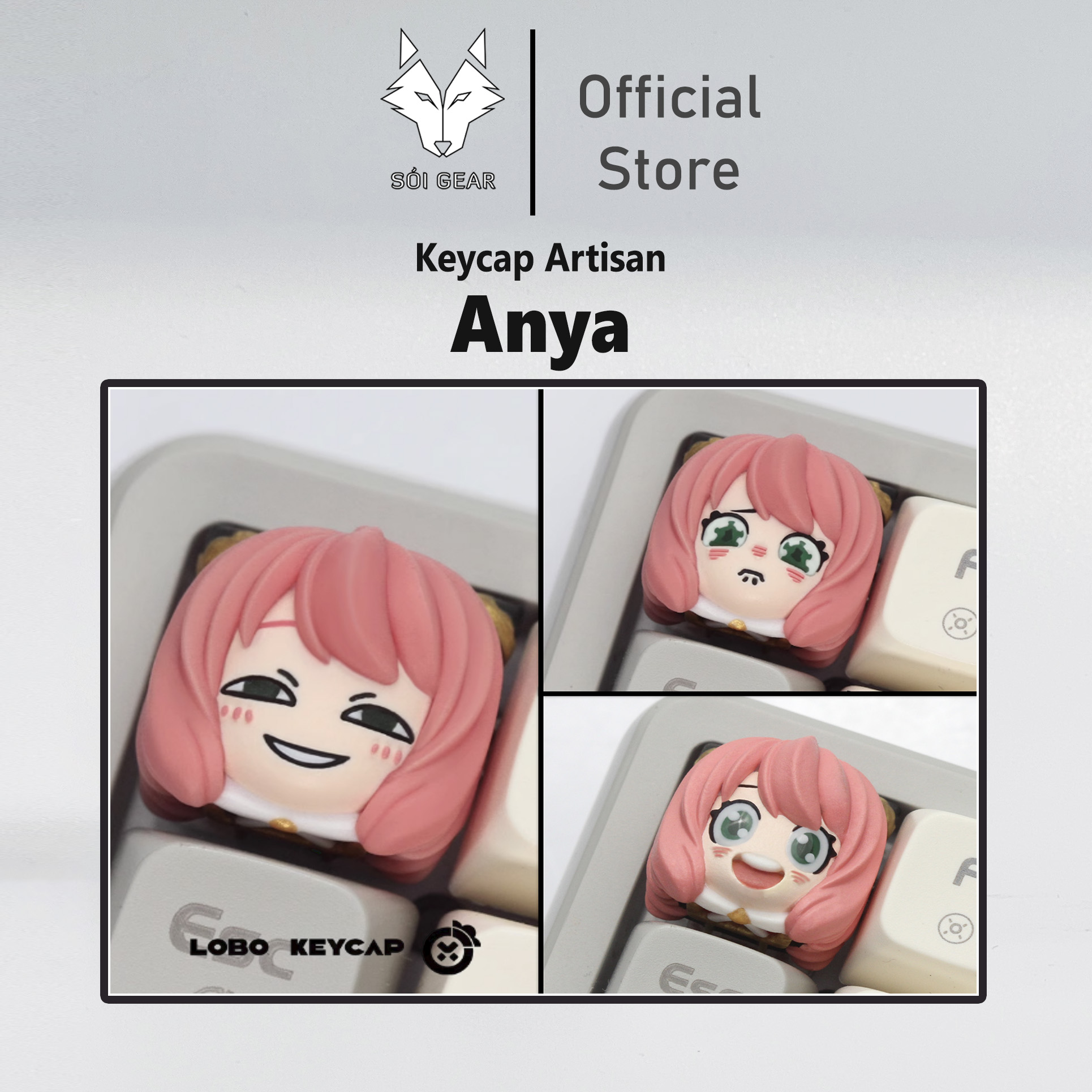 Keycap Lobo Artisan Anya