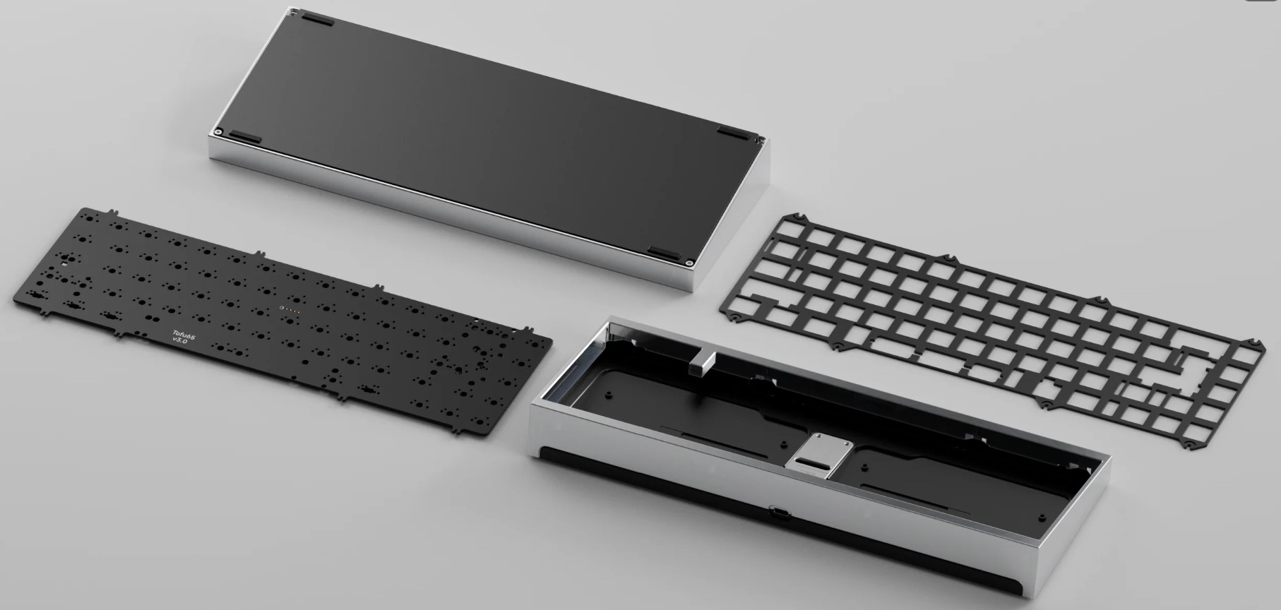 [GB] KIT bàn phím TOFU65 3.0 | BOT CASE