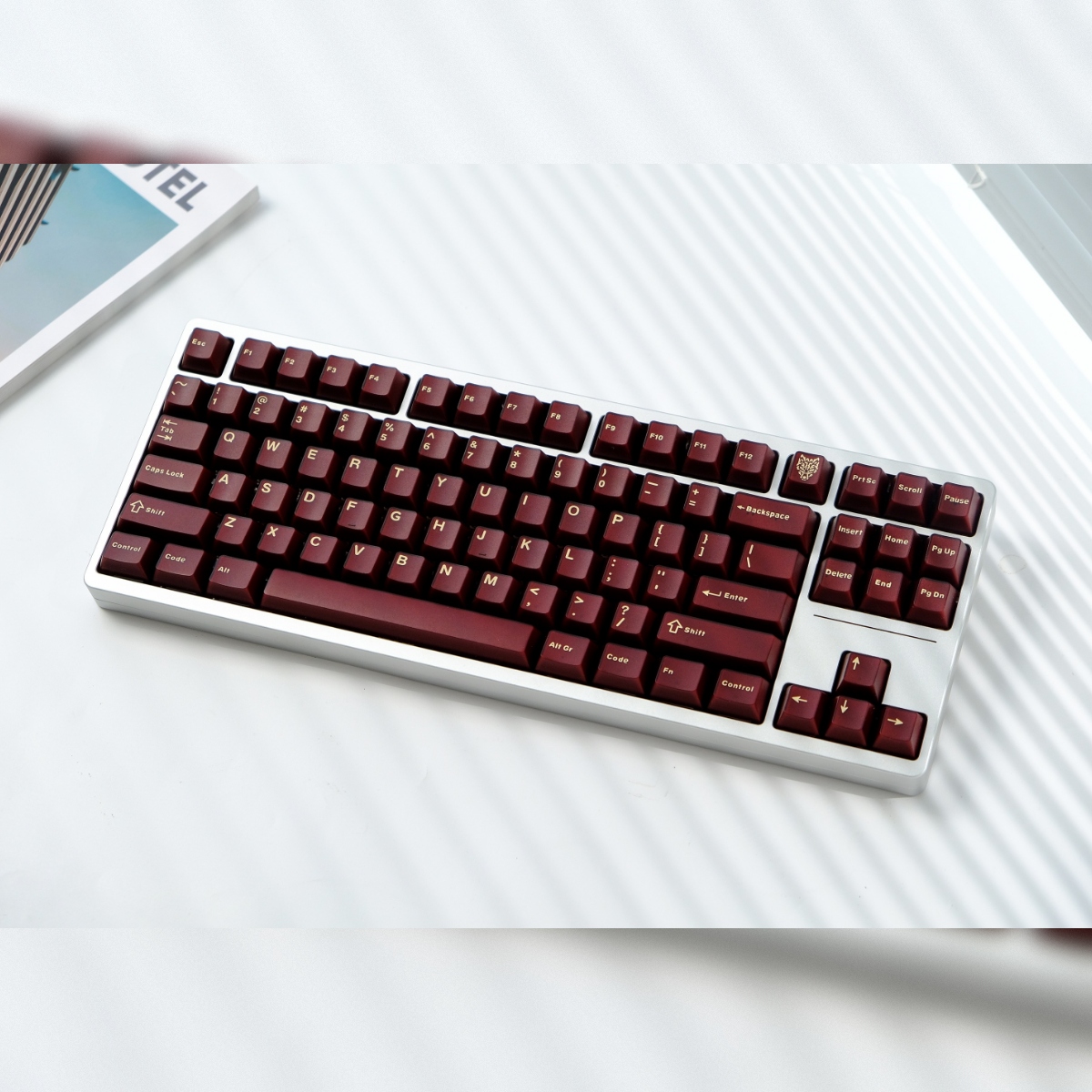 Keycap cherry AIFEI PYGA Red Semi-Transparent ABS Doubleshot
