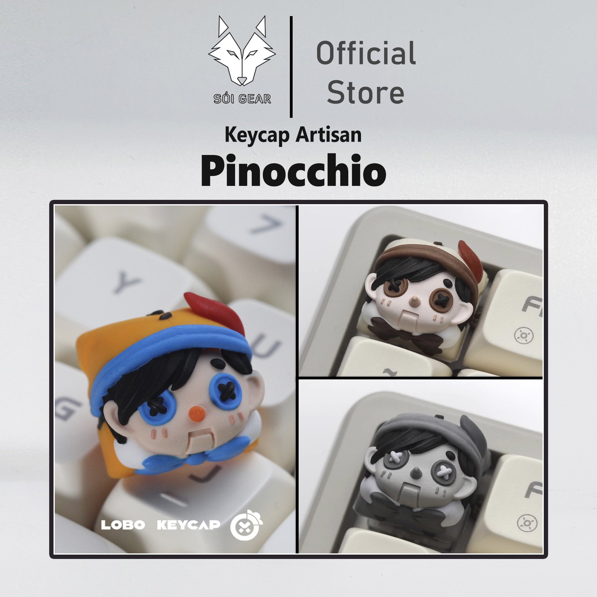 Keycap Lobo Artisan Pinocchio