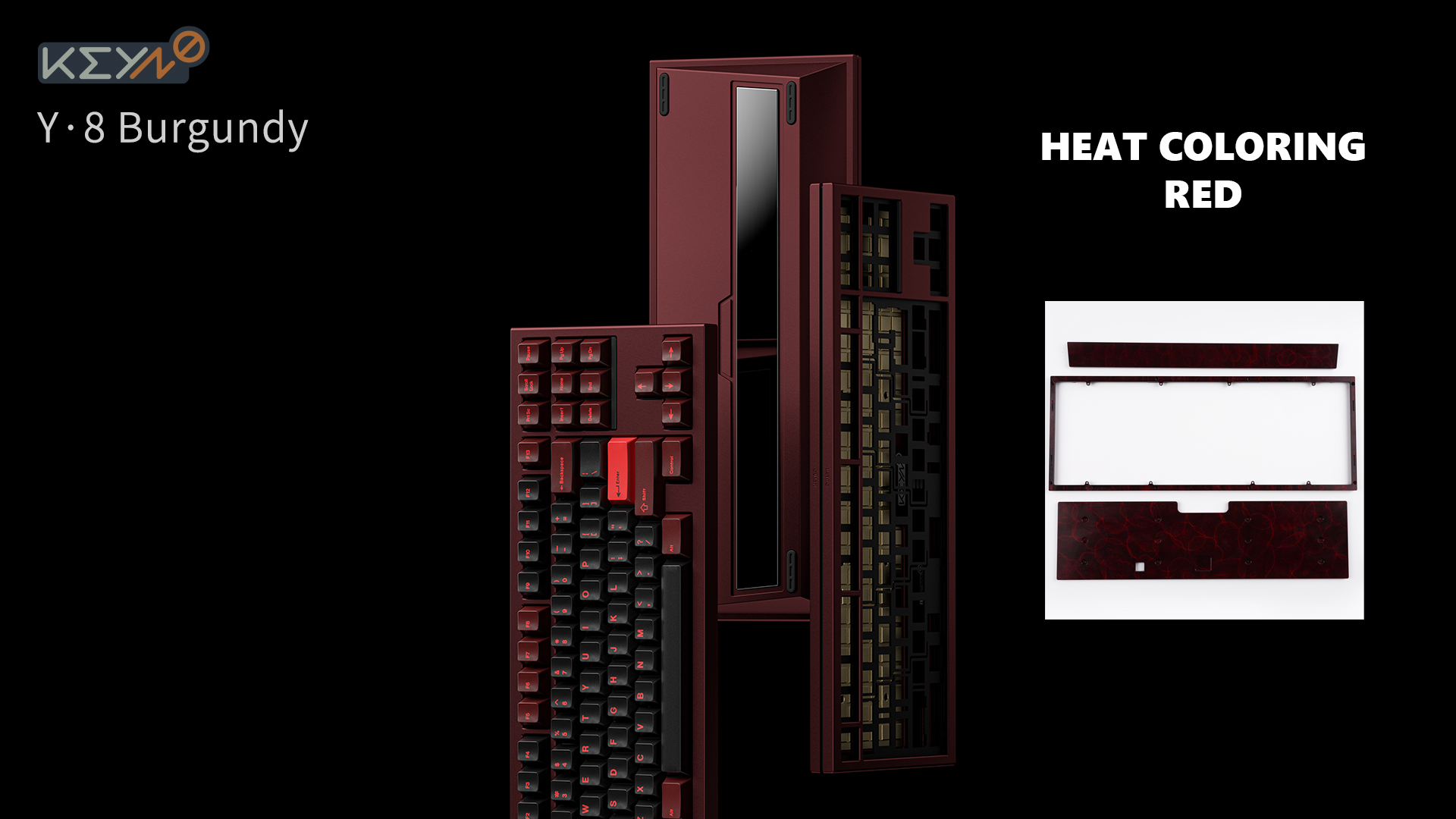 [In Stock] Bàn phím cơ Keyno Y8 - Heat Coloring Version