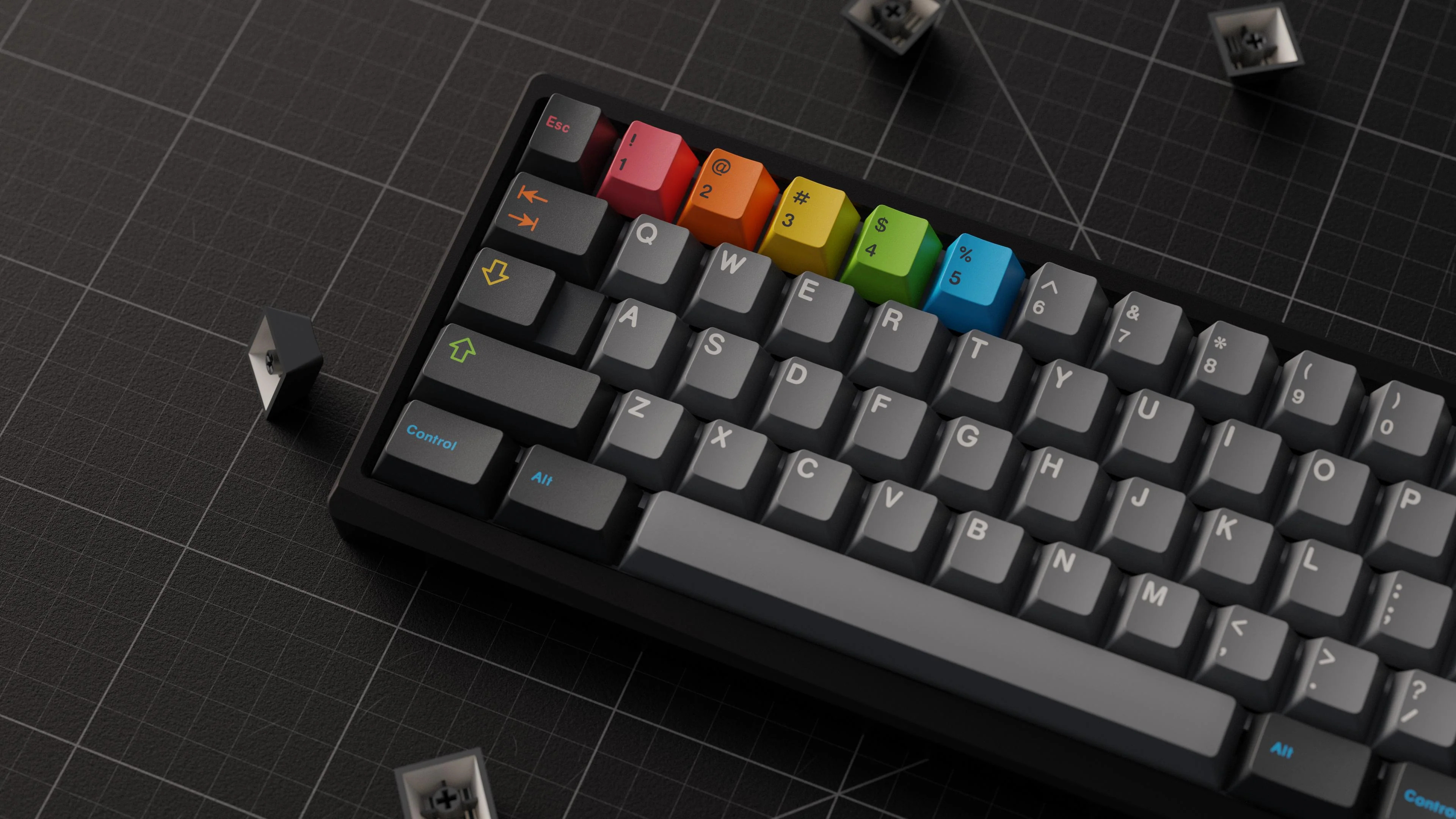 Keycap KeyKobo Instant Cherry ABS Doubleshot