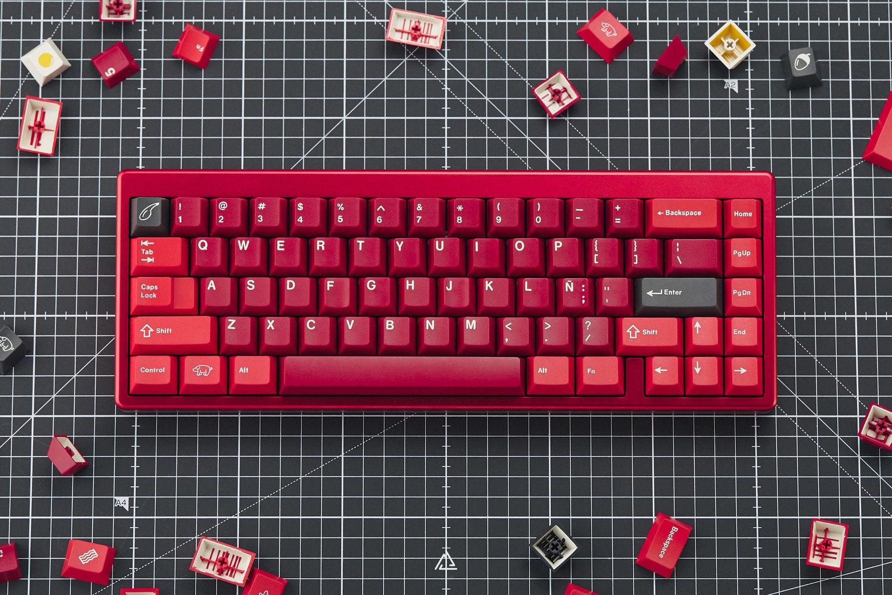 Keycap Cherry GMK Jamon R2 Base + Novelties