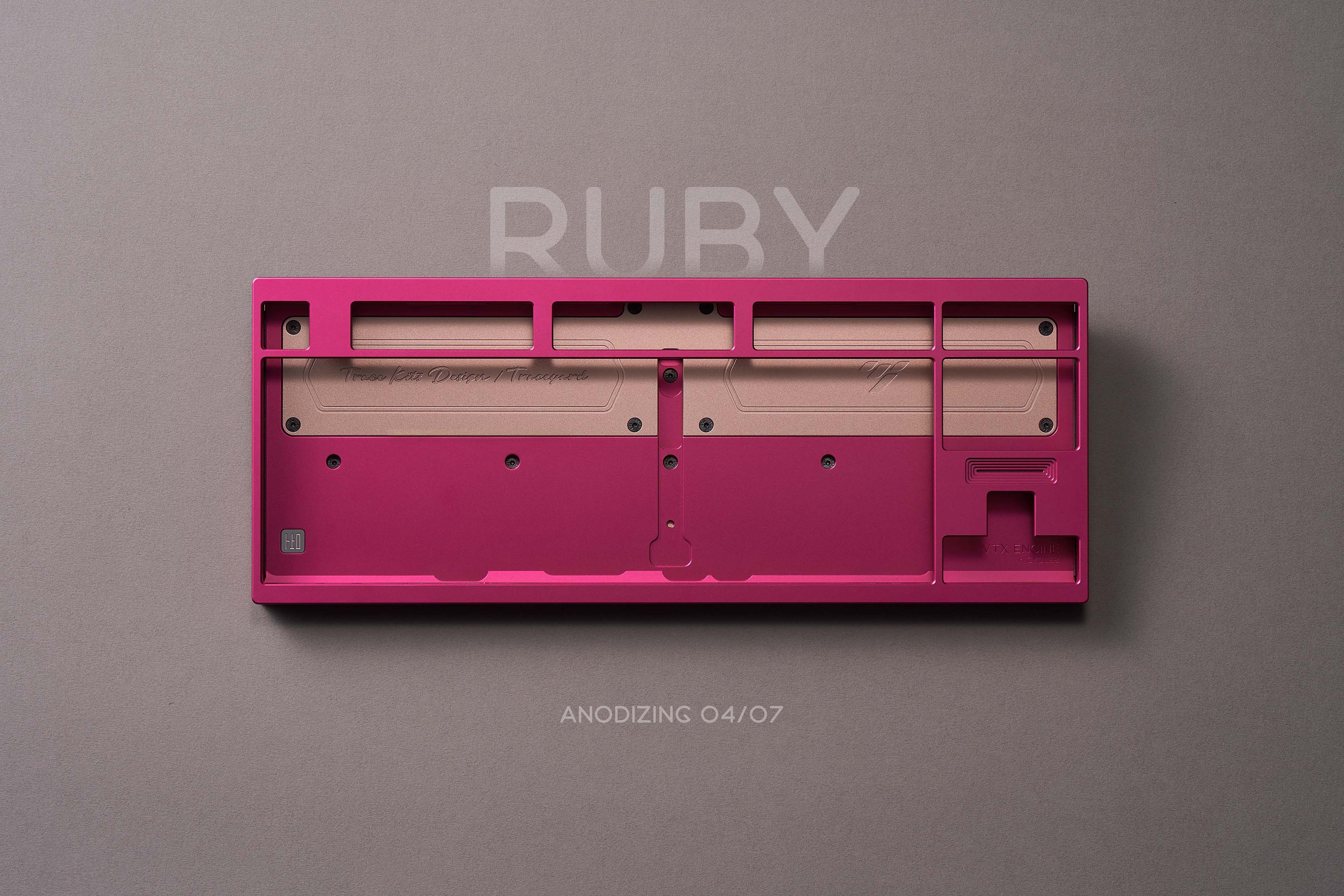 [In Stock] TKD Cycle 8 - Case Anod Ruby