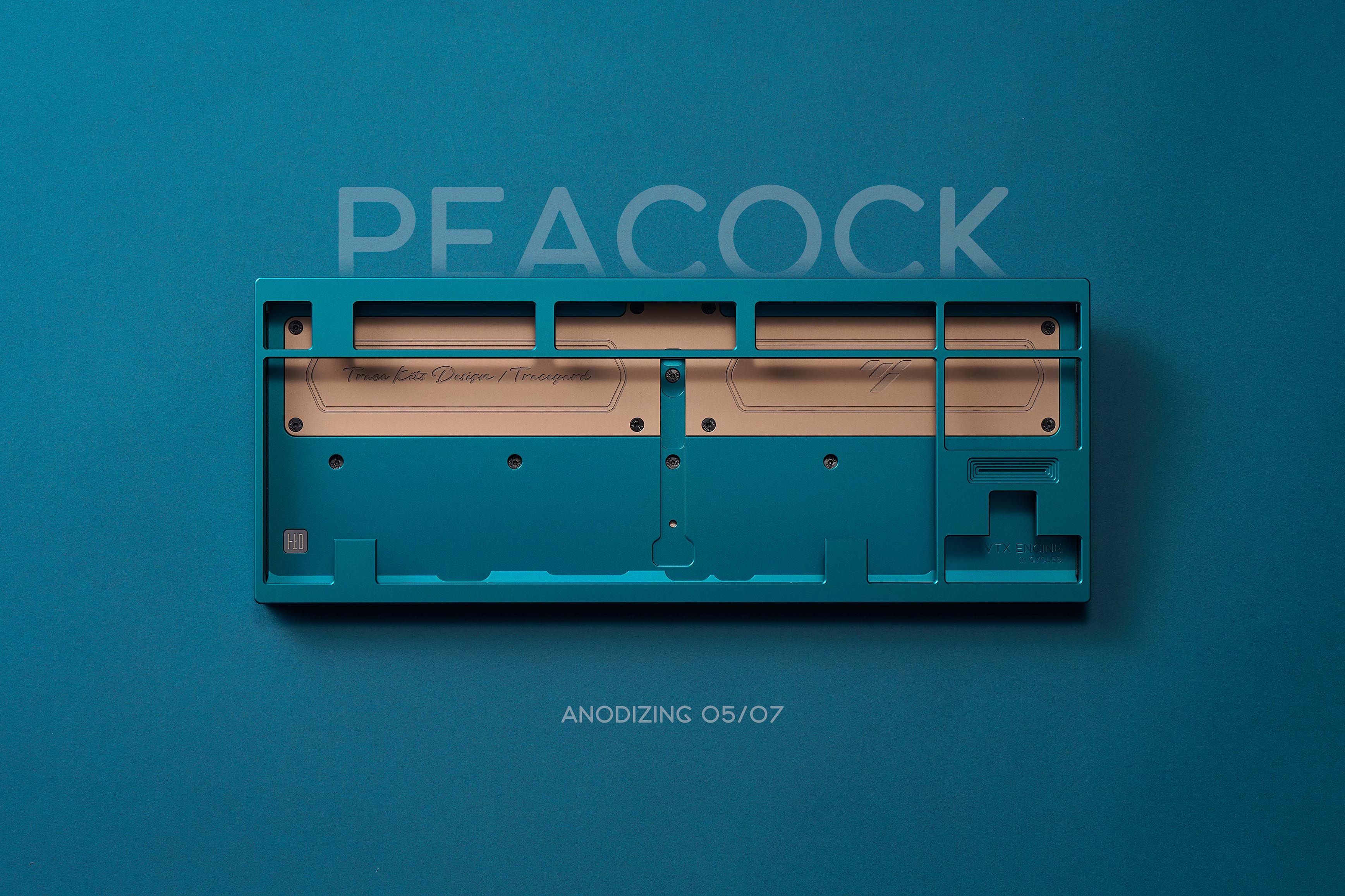 [In Stock] TKD Cycle 8 - Case Anod Peacock
