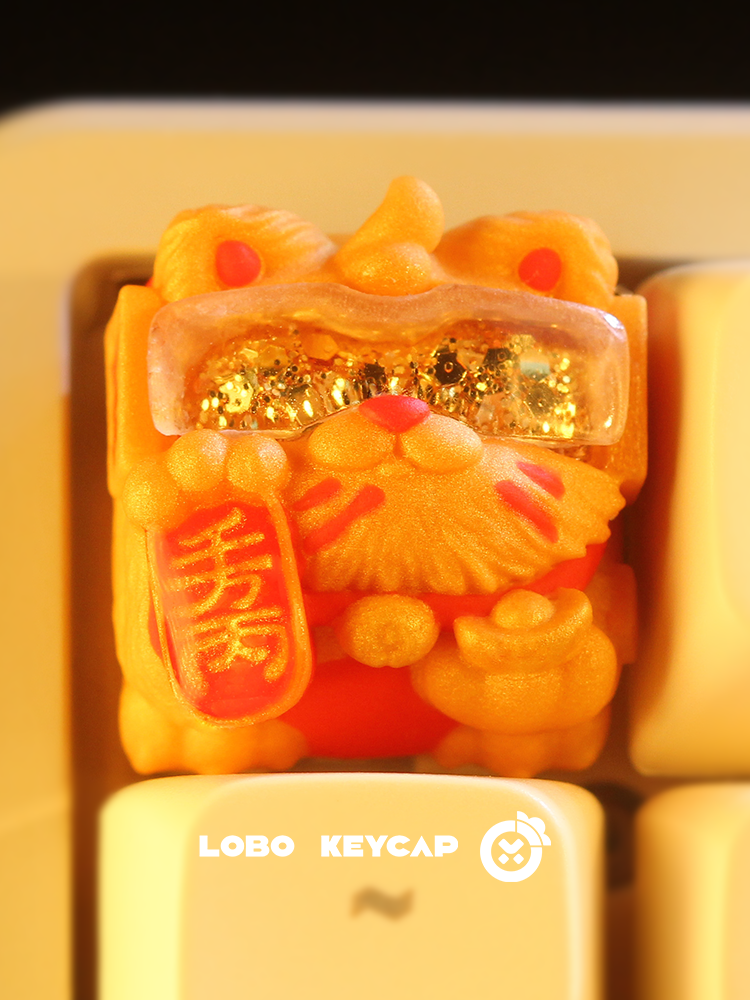 Keycap Lobo Artisan Lucky Cat